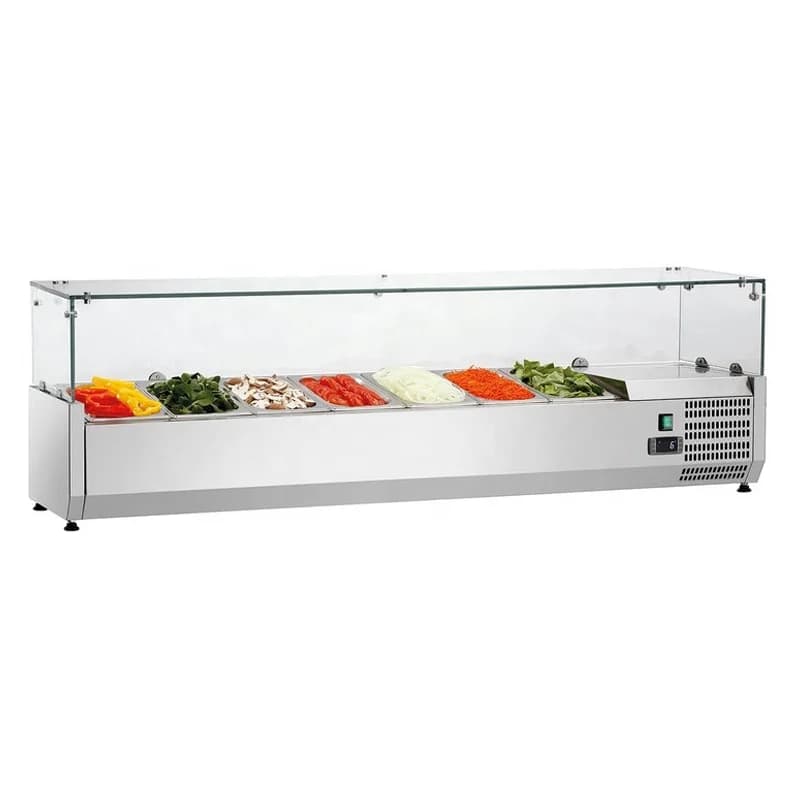 Small Size Salad Bar And Display